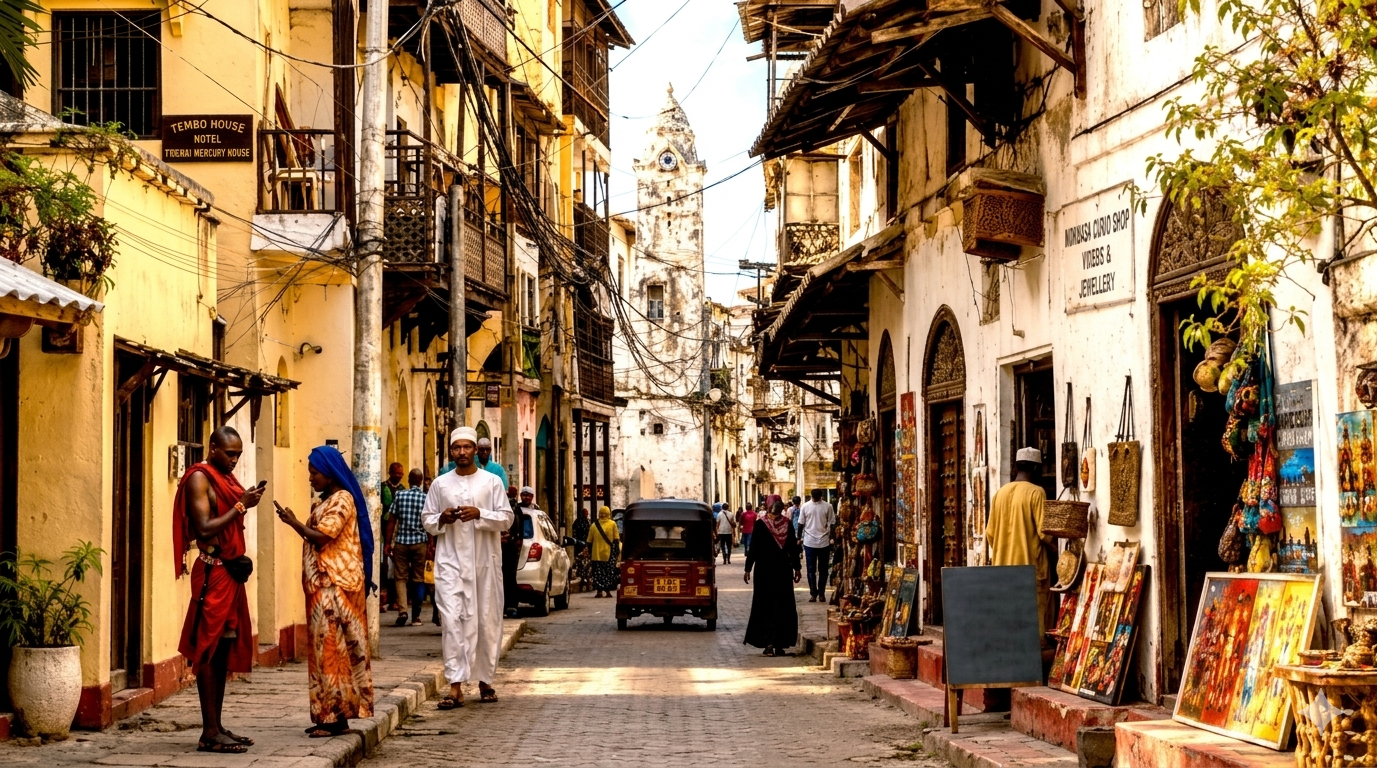 Mombasa Old Town Street Market — Swahili Living Heritage
