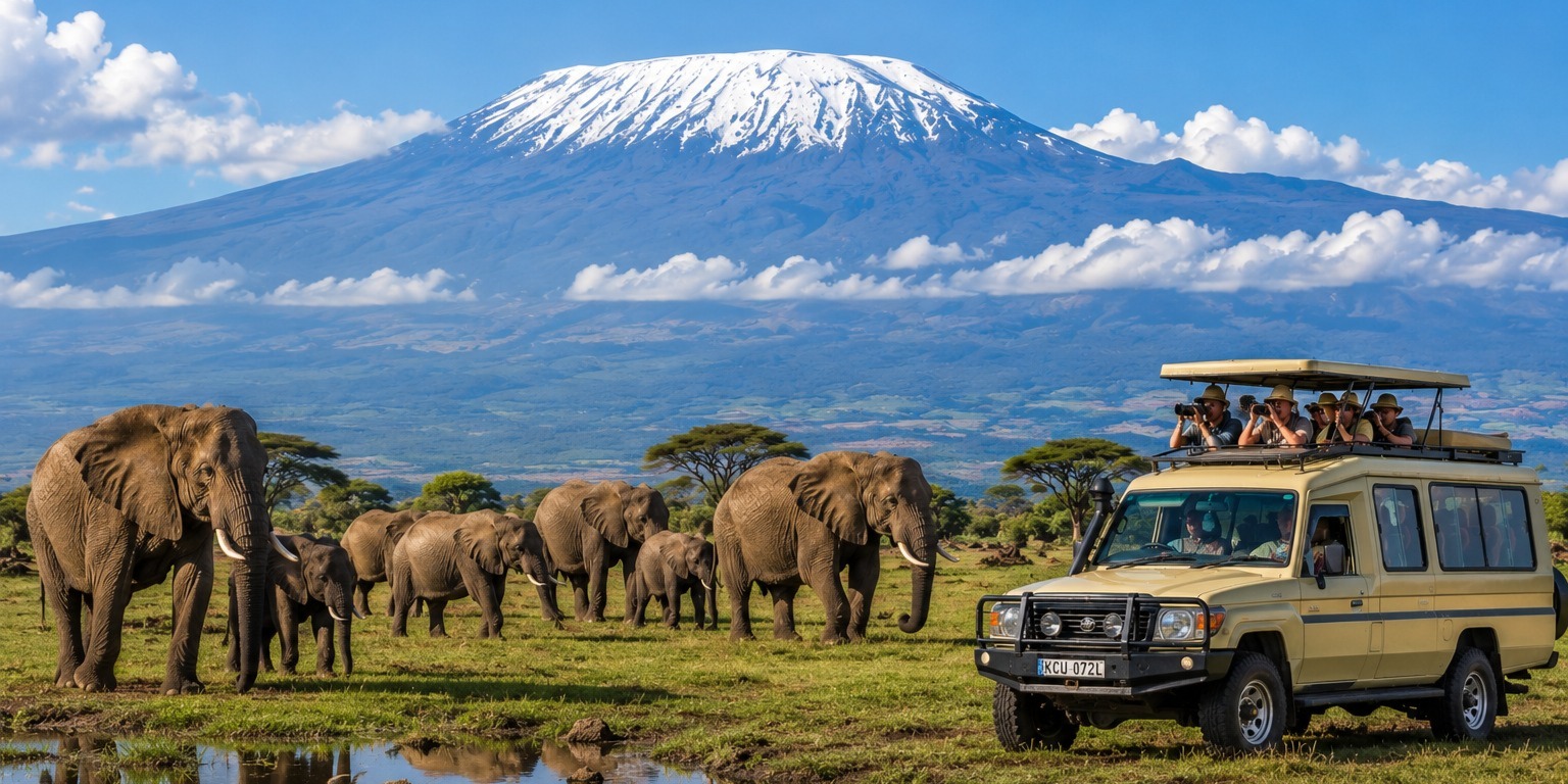 Silverbird Safari Land Cruiser Game Viewing in Amboseli