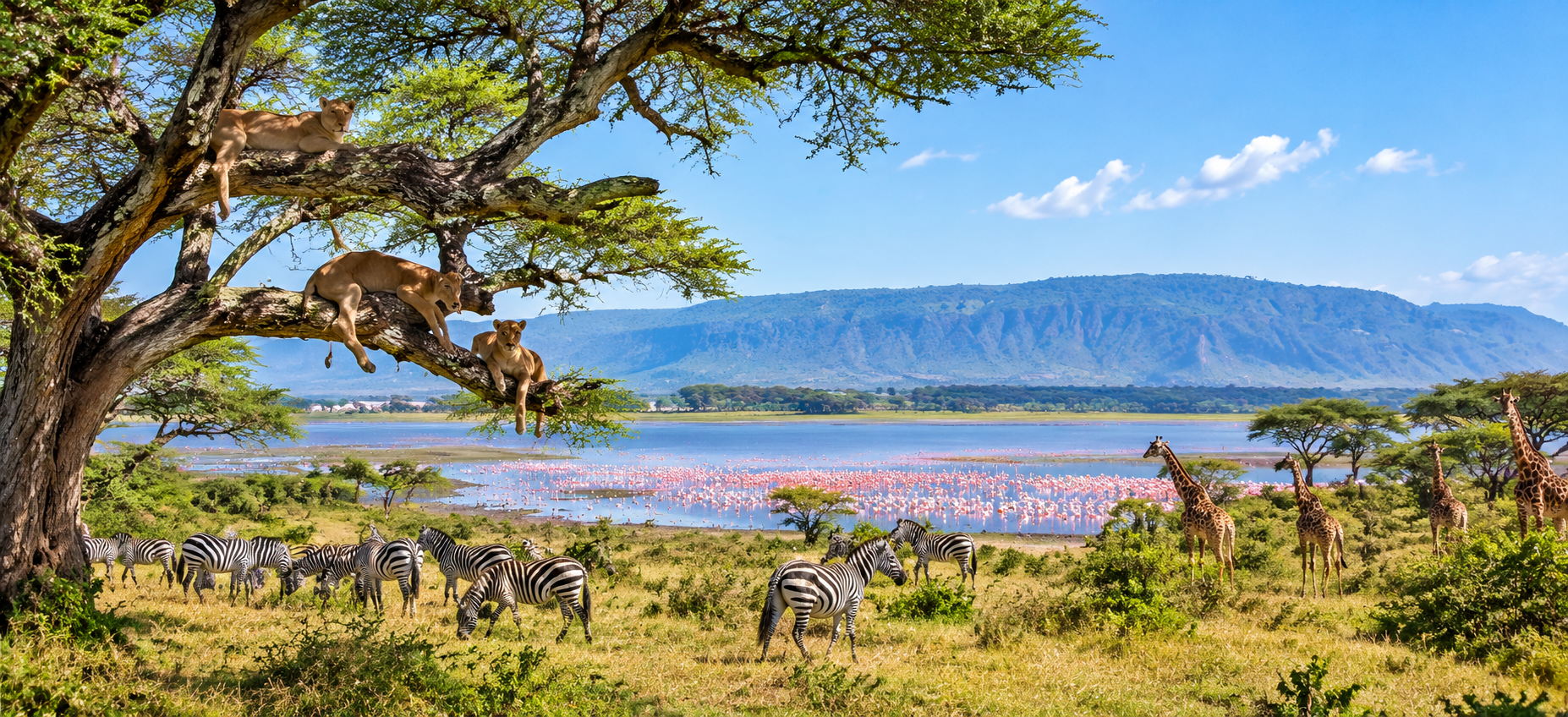 Lake Manyara: Tree-Climbing Lions