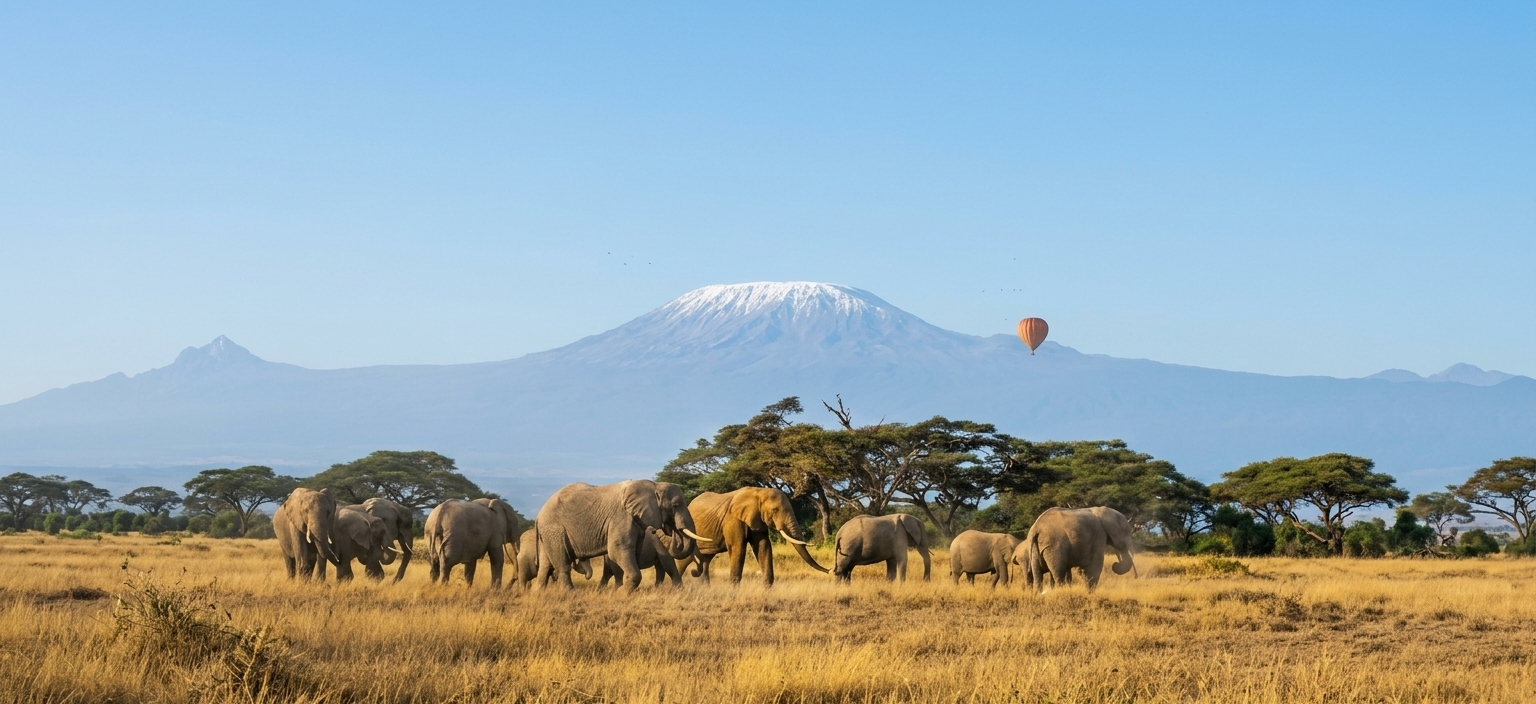 Amboseli & Kilimanjaro Views - Elephants and Maasai Culture
