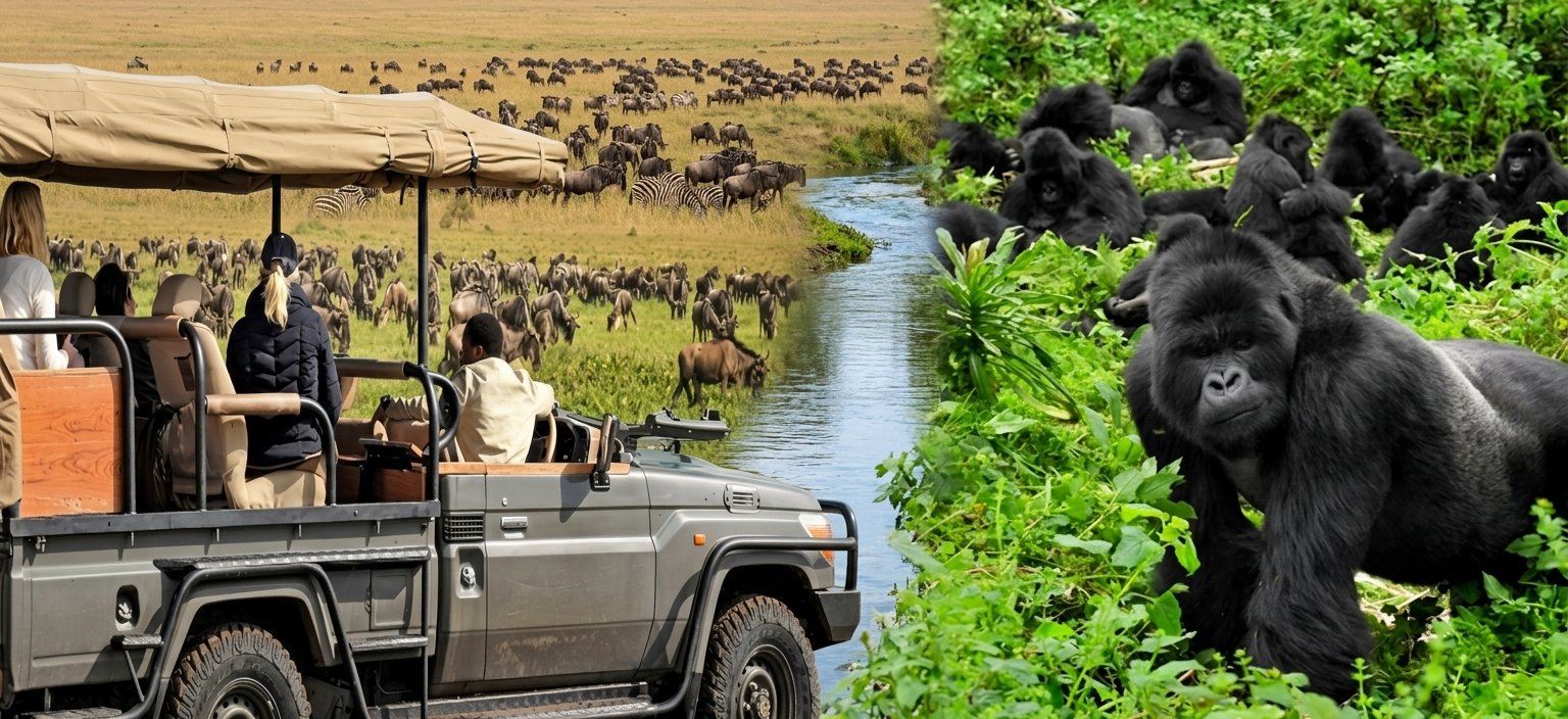 THE BEST OF KENYA & UGANDA GORILLA TREKKING SAFARI